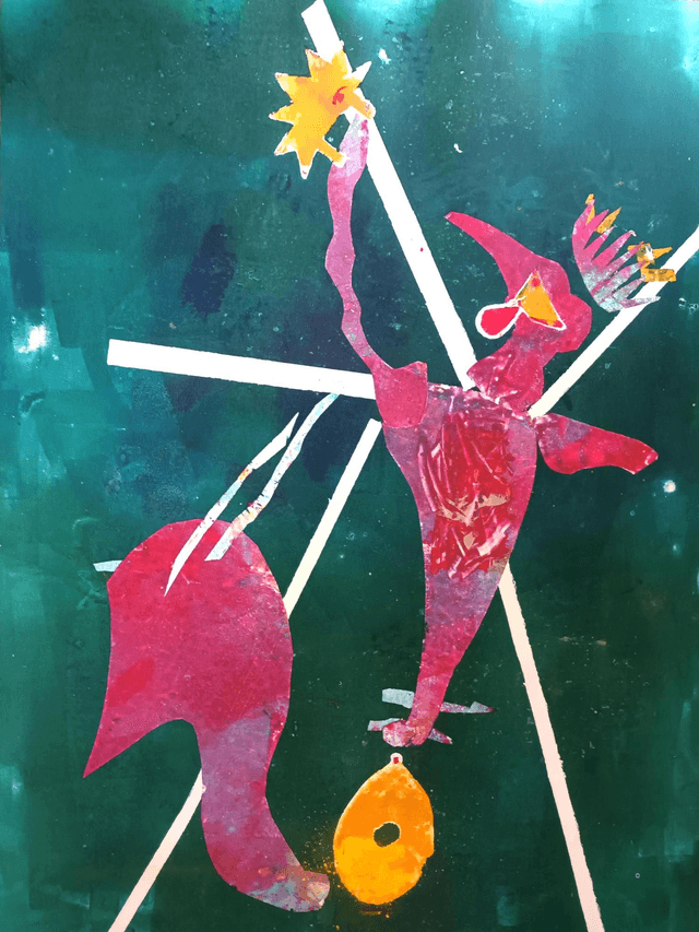 &quot;Chicken flag&quot; by Jude Montague. Edition of one. 