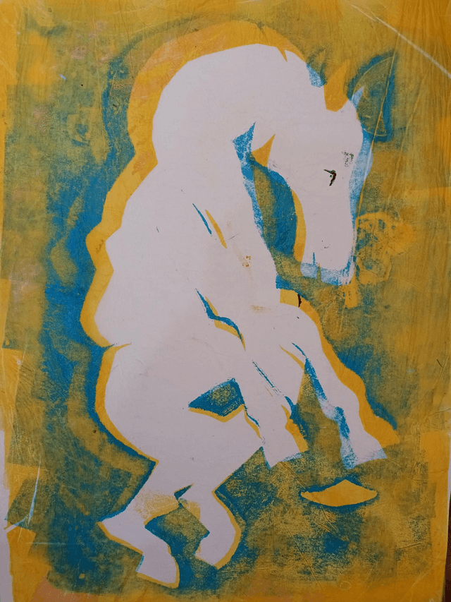 &quot;Horse 4&quot; by Jude Montague. Edition of one. 