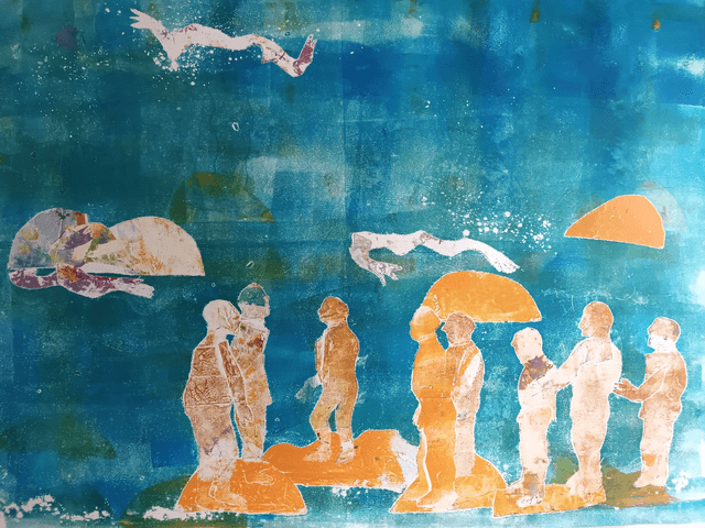 &#039;Visitors&#039; by Jude Montague edition of one