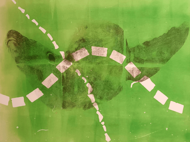 &quot;Seal trail&quot; by Jude Montague. Edition of one. 