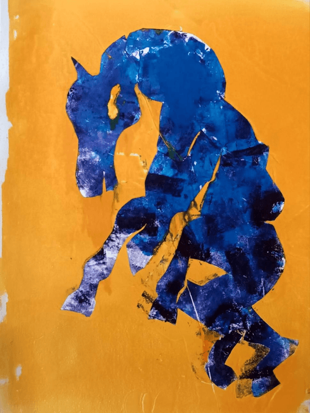 &quot;Horse 1&quot; by Jude Montague. Edition of one.